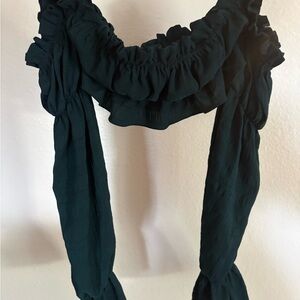 Amazon Dark Green Crop Top